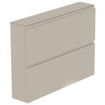 SCHUHKIPPER - Sandfarben, Design, Glas/Holzwerkstoff (110/82/22cm) - Moderano