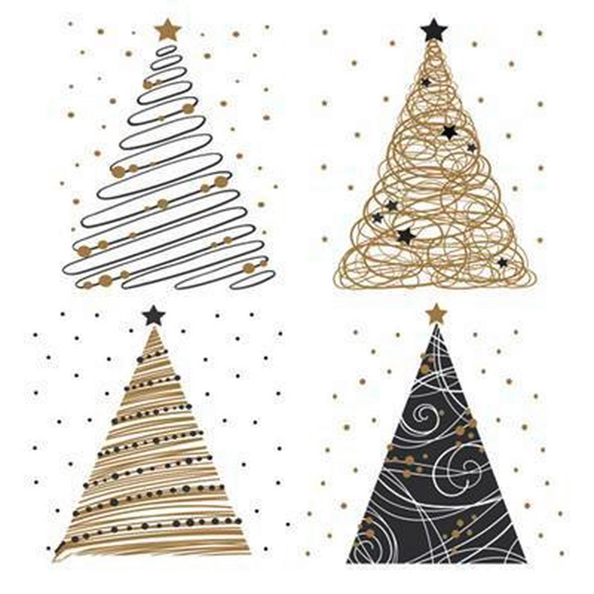 SADA UBROUSKŮ 30 ks - vícebarevná, Lifestyle, papír (40/40cm) - X-Mas