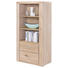 REGAL Wildeiche massiv Eichefarben - Chromfarben/Eichefarben, Design, Holz/Holzwerkstoff (66/140/40cm) - Carryhome REGAL Wildeiche massiv Eichefarben - Chromfarben/Eichefarben, Design, Holz/Holzwerkstoff (66/140/40cm) - Carryhome