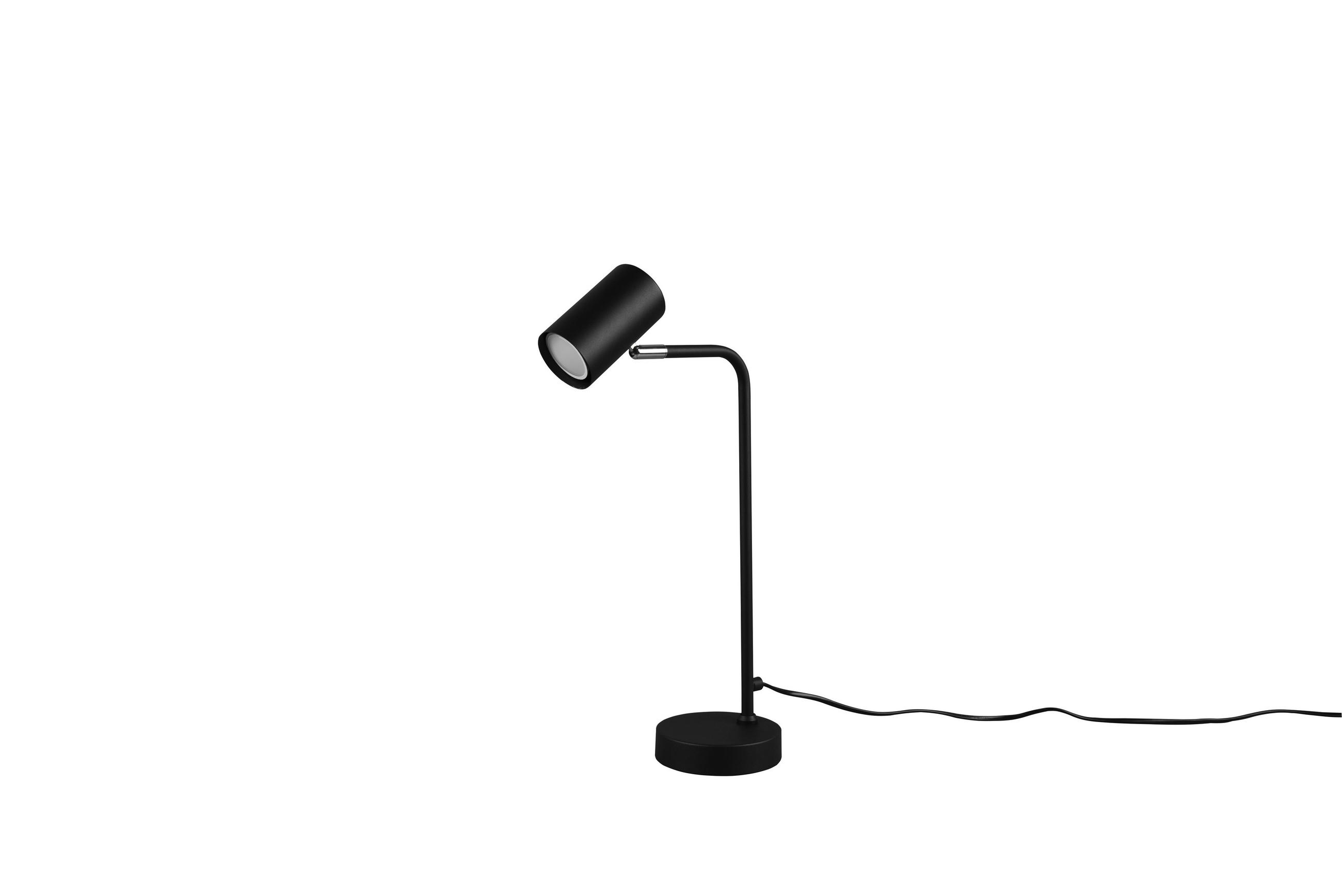 TISCHLEUCHTE Marley   - Schwarz, Basics, Metall (45/12/25cm) - Trio Leuchten