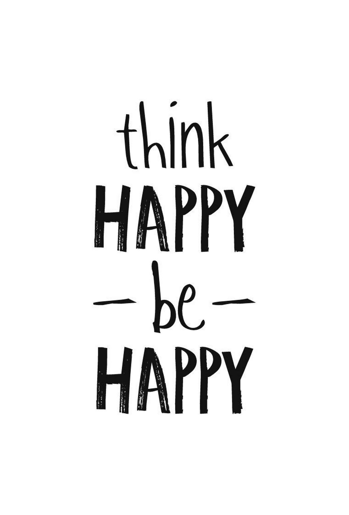 BILD Text  - Schwarz/Weiß, Trend, Glas/Holz (20/30/2cm) - Reinders!