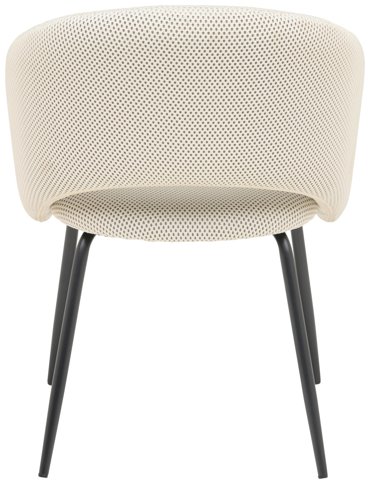 ŽIDLE S PODRUČKAMI, železo, síťovina, krémová - černá/krémová, Moderní, kov/textil (58/80/60cm) - MID.YOU