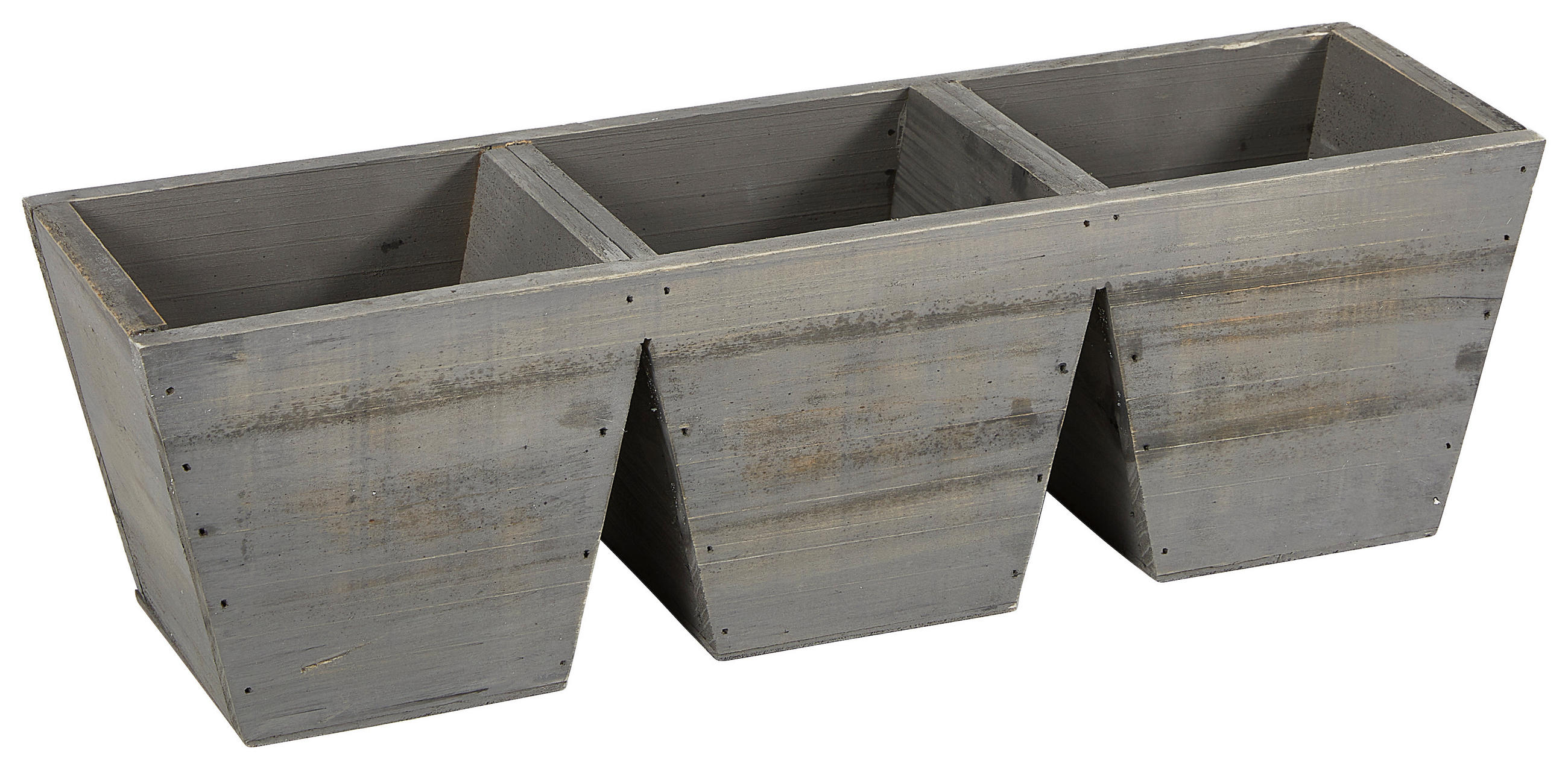 Ambia Home Dekokiste Natur 12x12x40 cm