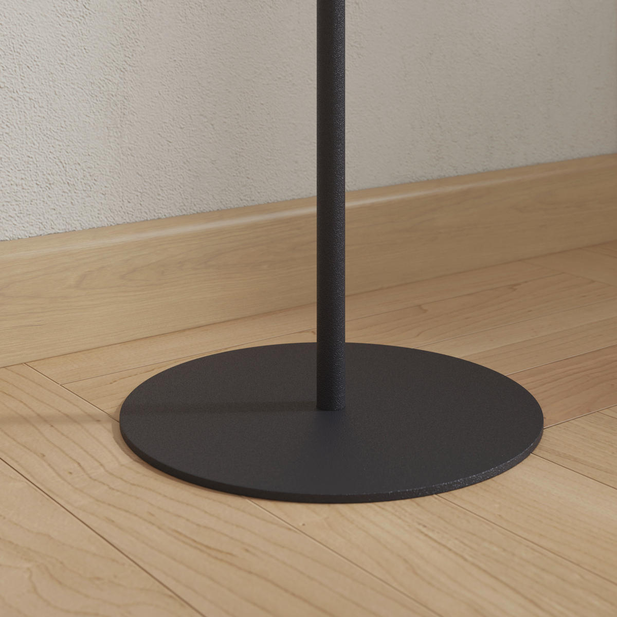 AKKU-STEHLEUCHTE 22/130 cm    - Schwarz, KONVENTIONELL, Kunststoff/Metall (22/130cm) - Novel