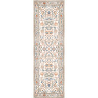 LÄUFER Living Zaveran 80/250 cm  in Terracotta, Perlmutt, Graublau  - Graublau/Perlmutt, LIFESTYLE, Kunststoff/Textil (80/250cm) - Lindorug