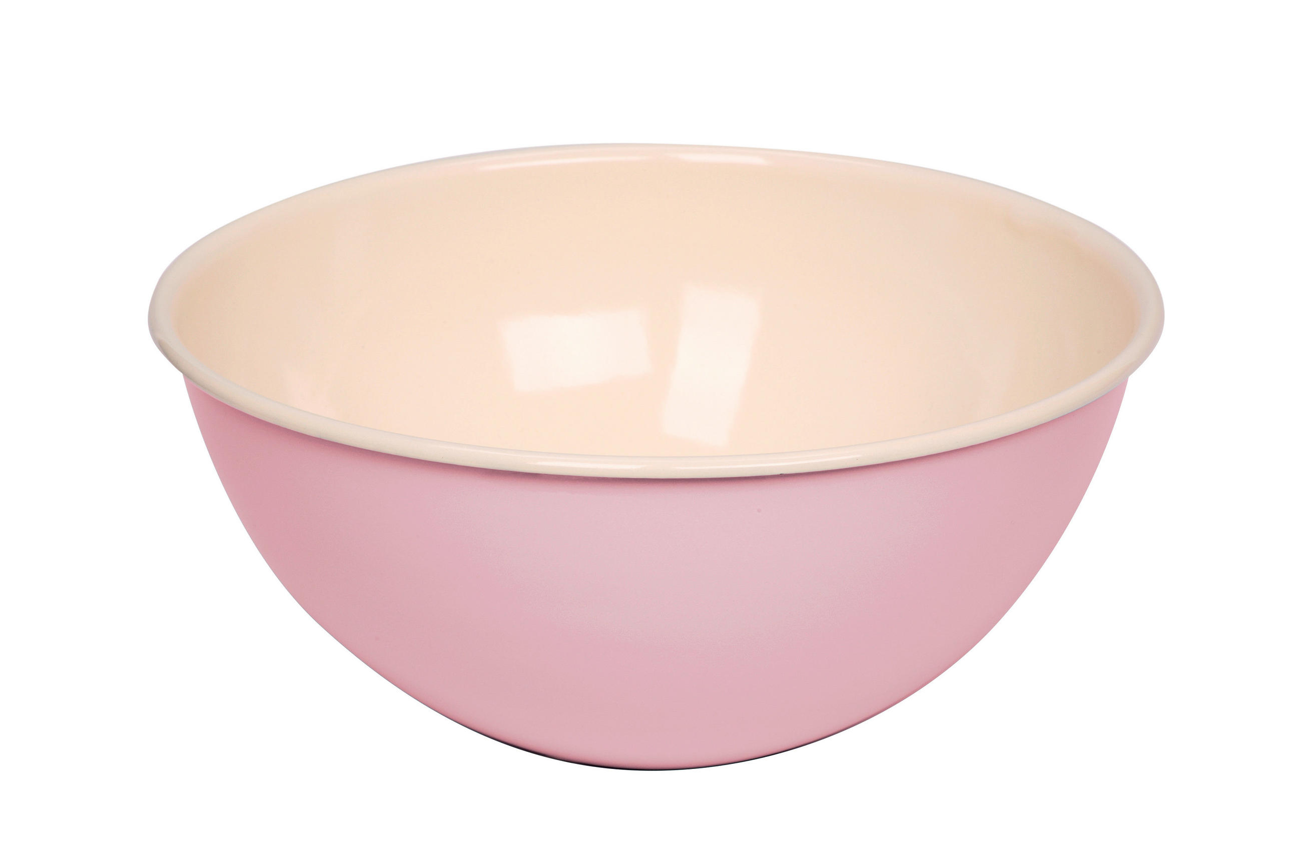 SALATSCHÜSSEL   - Rosa, Basics, Metall (27,5/27,5/12,2cm) - Riess