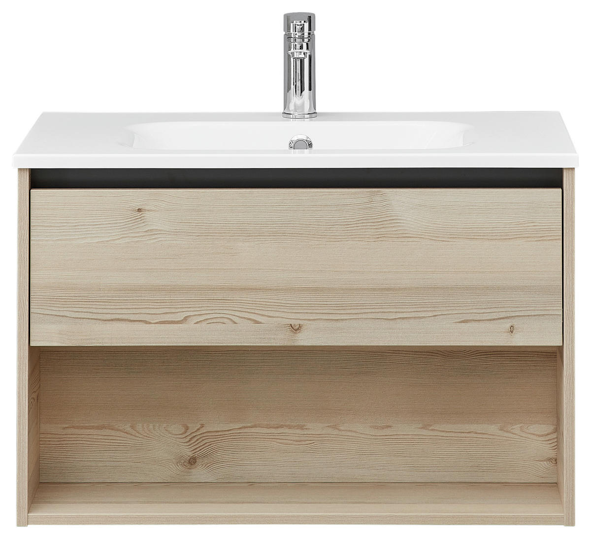 WASCHBECKENUNTERSCHRANK 80/51,3/45,5 cm  - Pinienfarben, KONVENTIONELL, Holzwerkstoff (80/51,3/45,5cm) - Xora