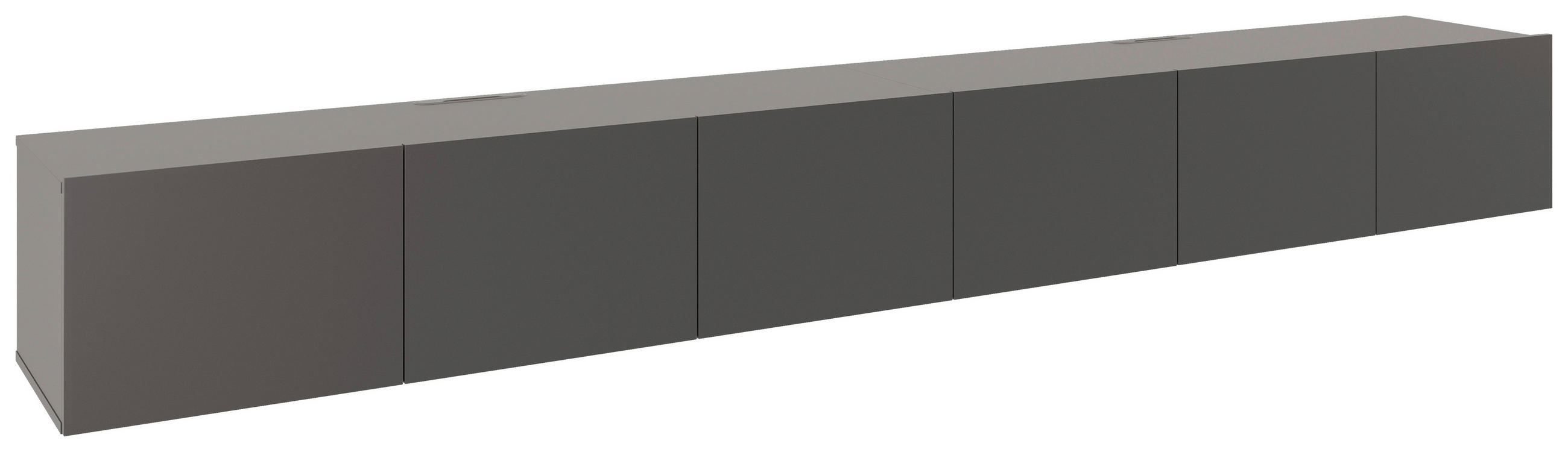 LOWBOARD  300/36,7/42 cm  Beimöbel erhältlich, umfangreiches Zubehör erhältlich, hängend, in verschiedenen Größen erhältlich  - Anthrazit, Design, Holzwerkstoff (300/36,7/42cm) - Hom`in
