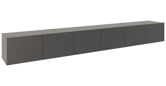 LOWBOARD  300/36,7/42 cm  Beimöbel erhältlich, umfangreiches Zubehör erhältlich, hängend, in verschiedenen Größen erhältlich  - Anthrazit, Design, Holzwerkstoff (300/36,7/42cm) - Hom`in