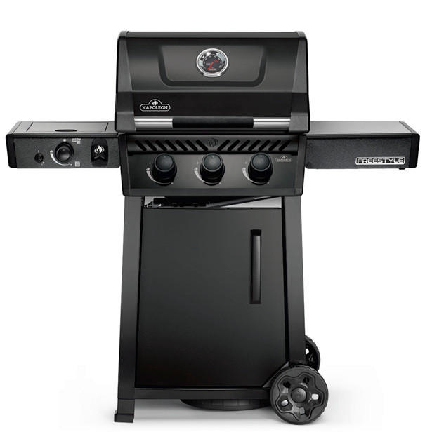 PLINSKI ROŠTILJ F365DSIBPK-1  crna  - crna, Basics, metal (124/116/64cm) - Napoleon