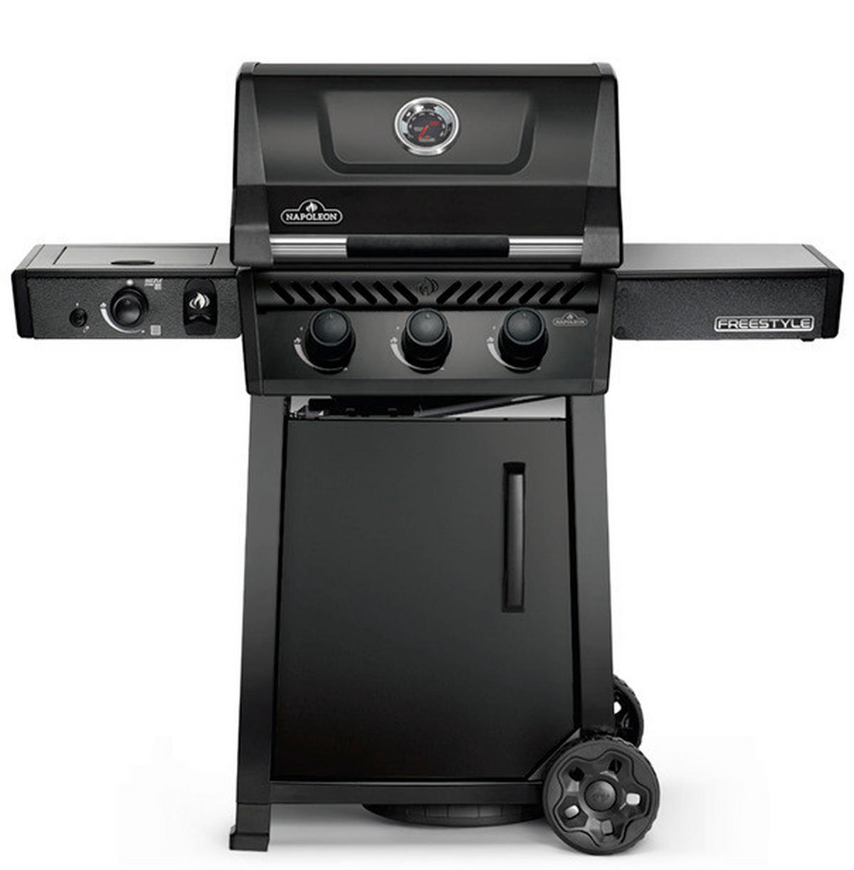 PLINSKI ROŠTILJ F365DSIBPK-1  crna  - crna, Basics, metal (124/116/64cm) - Napoleon