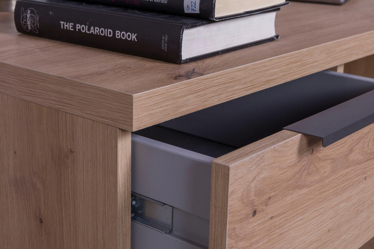 RADNI STO    - Osnovno, metal/pločasti materijal (145,9/75,4/59,6cm) - Carryhome