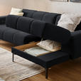 ECKSOFA in Chenille Anthrazit  311/167 cm  - Anthrazit/Schwarz, Design, Textil/Metall (311/167cm) - Xora