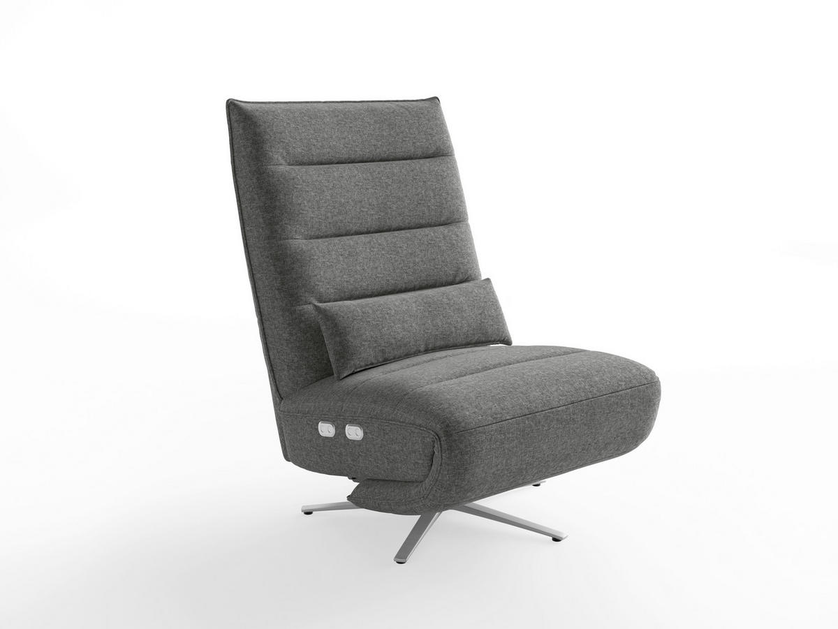 NIERENKISSEN EVE E  - Anthrazit, Basics, Textil (65/25cm) - Sit & More