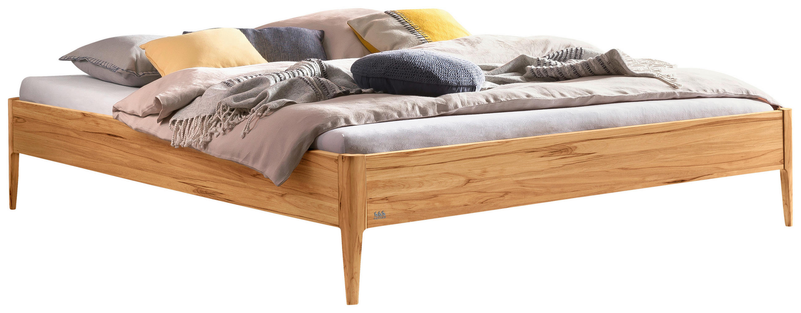 BETT 140/200 cm,  in Buchefarben  - Buchefarben, Basics, Holz (140/200cm) - Hasena