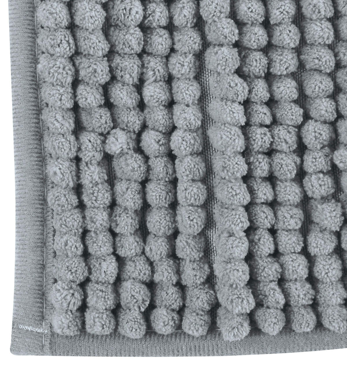 BADTEPPICH Grau 50/80 cm  - Grau, KONVENTIONELL (50/80cm) - Spirella