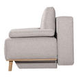 BOXSPRINGSOFA  mit Stoffauswahl, Rücken echt Hellgrau  - Hellgrau, Design, Holz/Textil (203/97/107cm) - Dieter Knoll