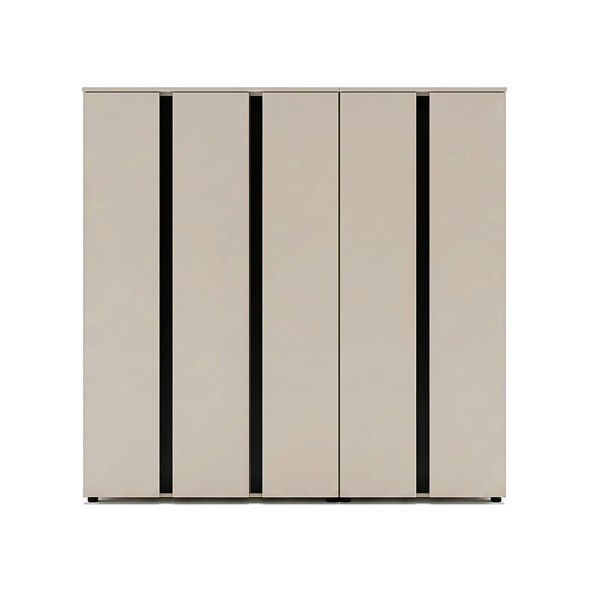 DREHTÜRENSCHRANK in Kaschmir  - Kaschmir, ROMANTIK / LANDHAUS, Holzwerkstoff (200/184/52cm) - Livetastic
