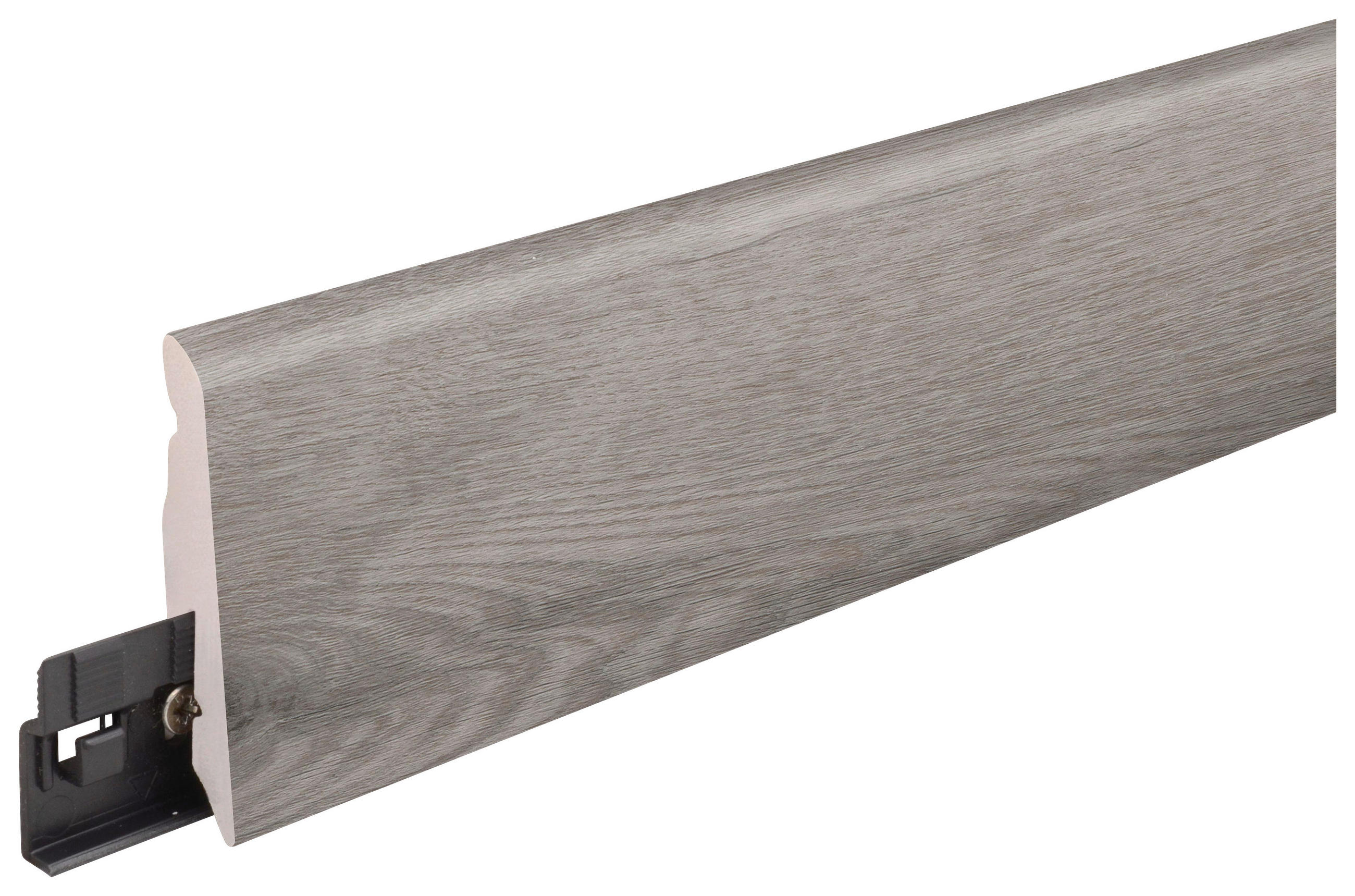 PODSTAVCOVÁ LIŠTA (za kus) šedá - šedá, Basics, plast (240/5.8/1.2cm)