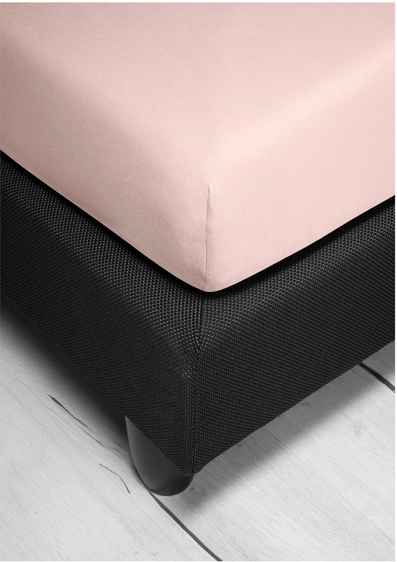 SPANNBETTTUCH Jersey - Rosa, KONVENTIONELL, Textil (100/200cm) - Bierbaum