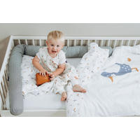 BABYBETTWÄSCHE KIKERIKI 80/80 cm  - Multicolor/Weiß, Basics, Textil (80/80cm) - Träumeland