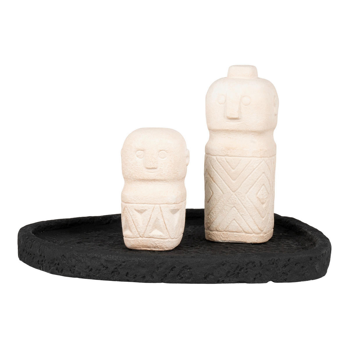 DEKOTABLETT   26,5/26/2 cm   - Schwarz, Basics, Stein (26,5/26/2cm)