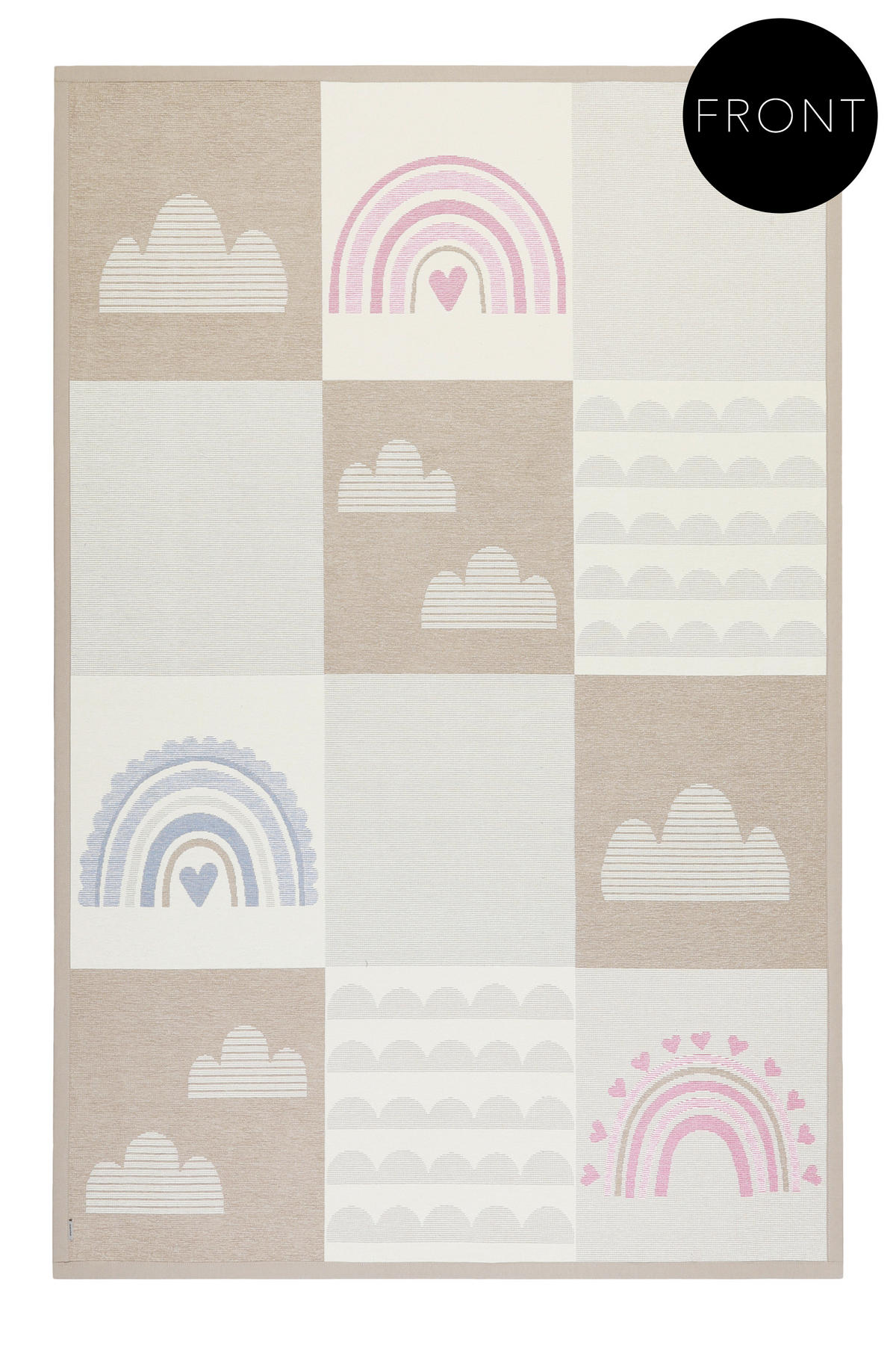 KINDERTEPPICH 70/140 cm Lovely Rainbow  - Beige, Trend, Textil (70/140cm) - Esprit