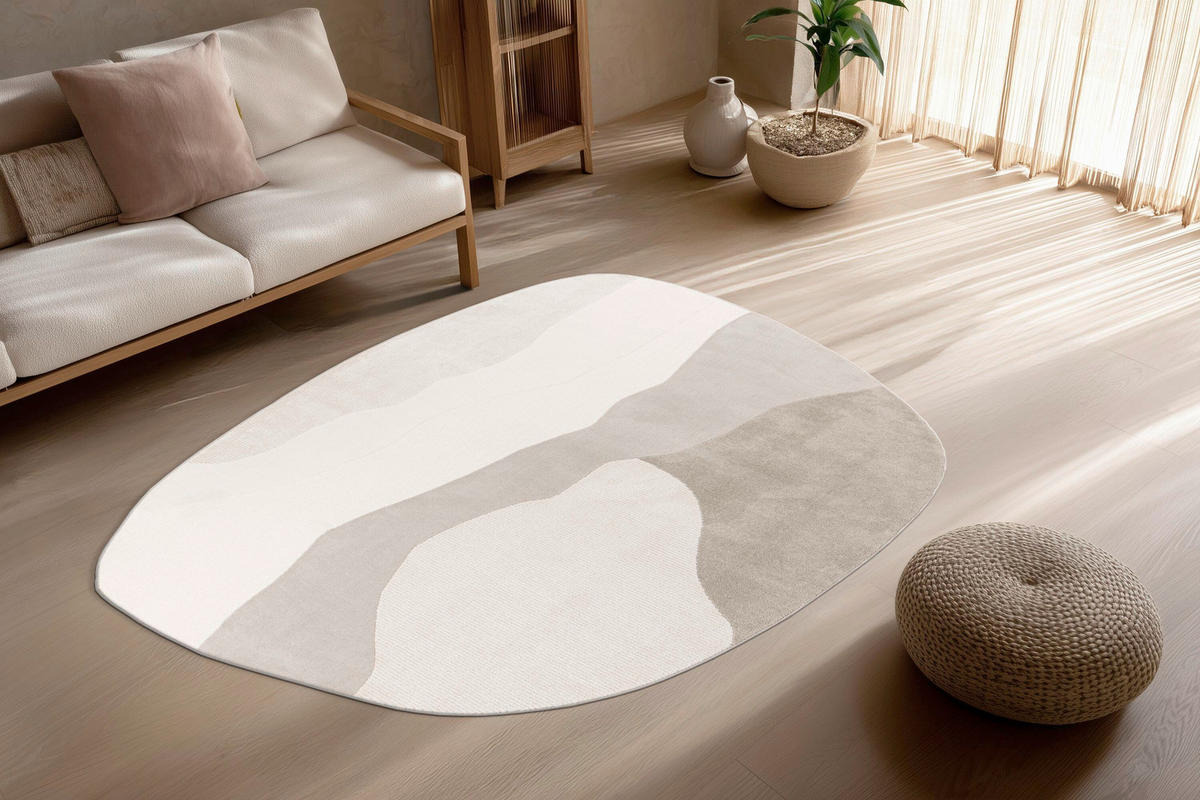 WEBTEPPICH 160/230 cm Livorno Elfenbein  - Elfenbein, Trend, Textil (160/230cm) - Batucci