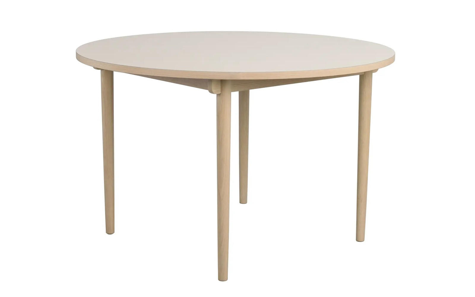 MATBORD i trä 120/120/75 cm   - beige/ek Bianco, Klassisk, trä (120/120/75cm) - Rowico