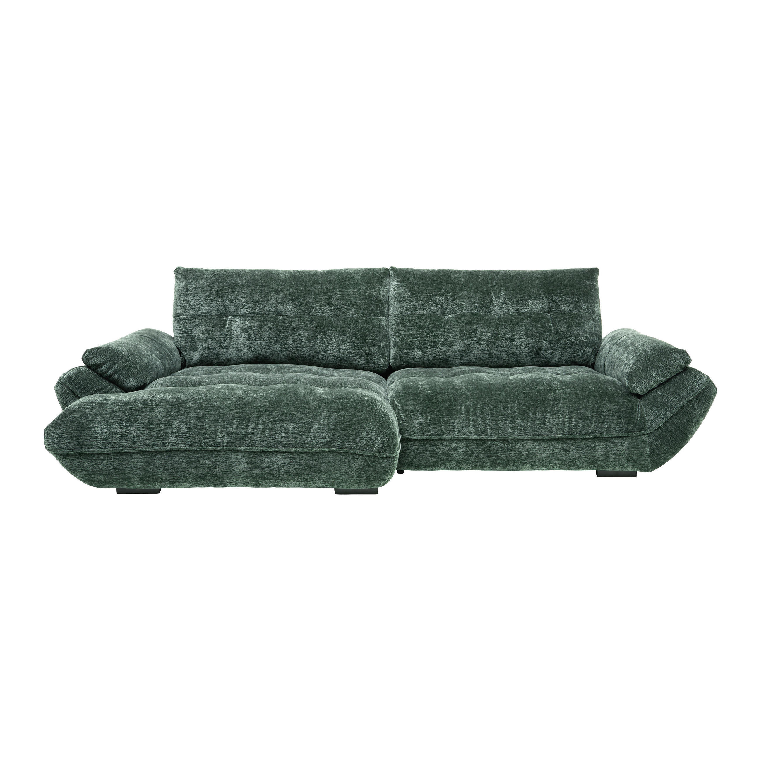 SEDACIA SÚPRAVA, textil, tmavozelená