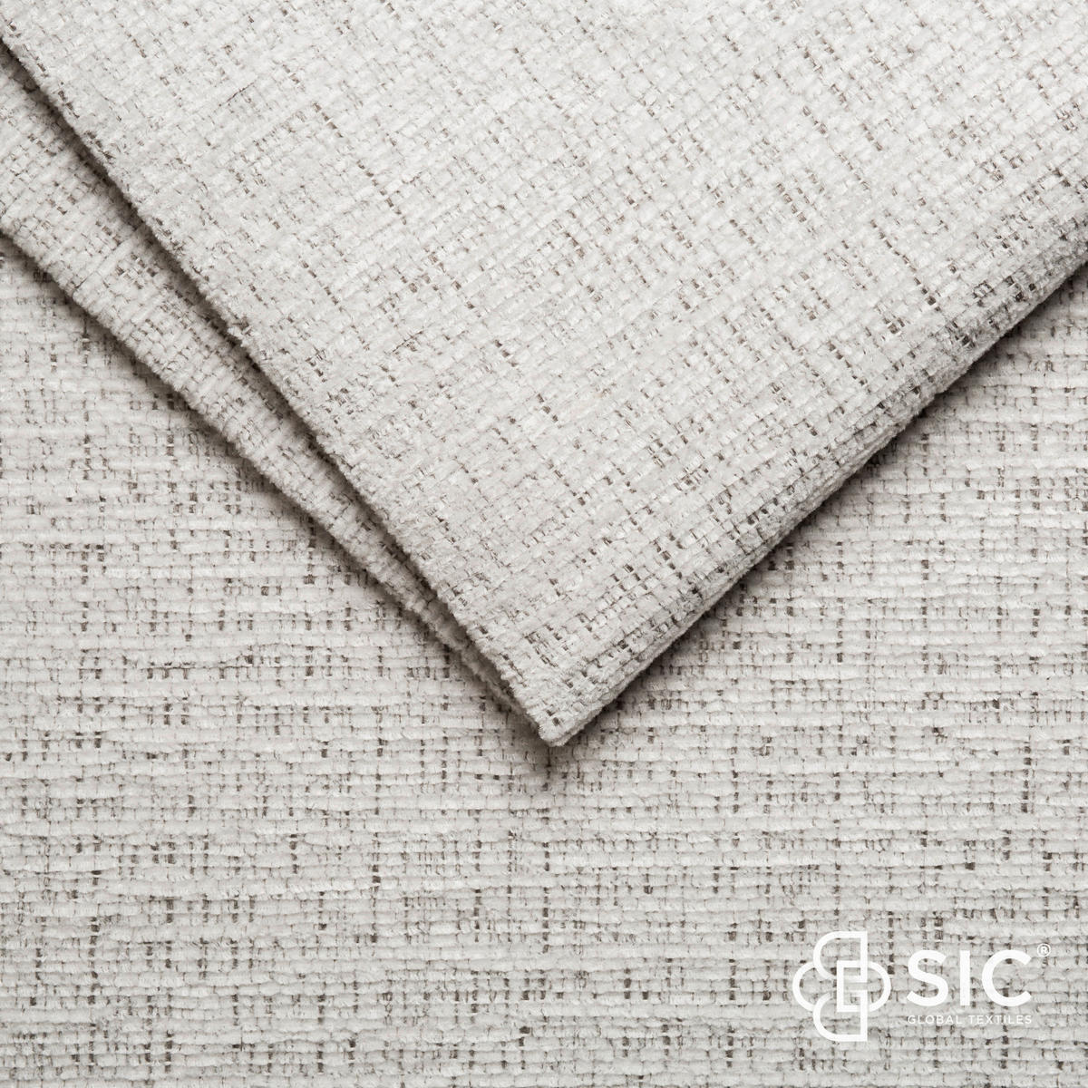 ECKSOFA inkl.Funktionen Hellgrau Chenille  - Hellgrau/Schwarz, MODERN, Textil/Metall (300/195cm) - Xora