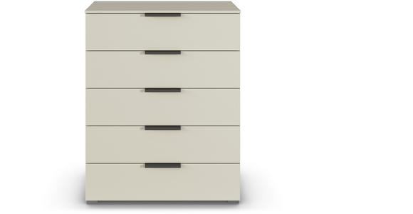 KOMMODE 80/100/42 cm in Champagner - Champagner/Graphitfarben, Trend, Holzwerkstoff/Metall (80/100/42cm) - Novel