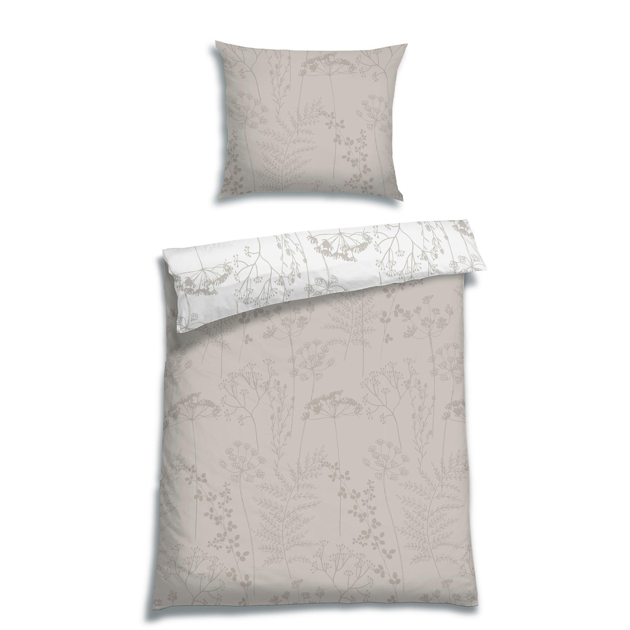 BETTWÄSCHE Flanell 140/200 cm  - Beige, Design, Textil (140/200cm) - Florella