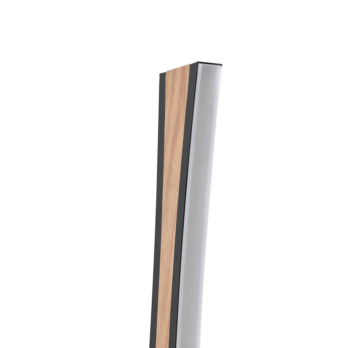 LED-TISCHLEUCHTE Ella 16/40,8/10 cm   - Eichefarben/Schwarz, Natur, Holz/Kunststoff (16/40,8/10cm) - Novel