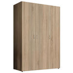 DREHTÜRENSCHRANK  in Sonoma Eiche  - Alufarben/Sonoma Eiche, KONVENTIONELL, Holzwerkstoff/Kunststoff (121/176/51cm) - Carryhome