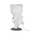 LED-DEKOLEUCHTE Astronaut 12/13/23 cm  - Weiß/Grau, Design, Kunststoff (12/13/23cm) - Novel