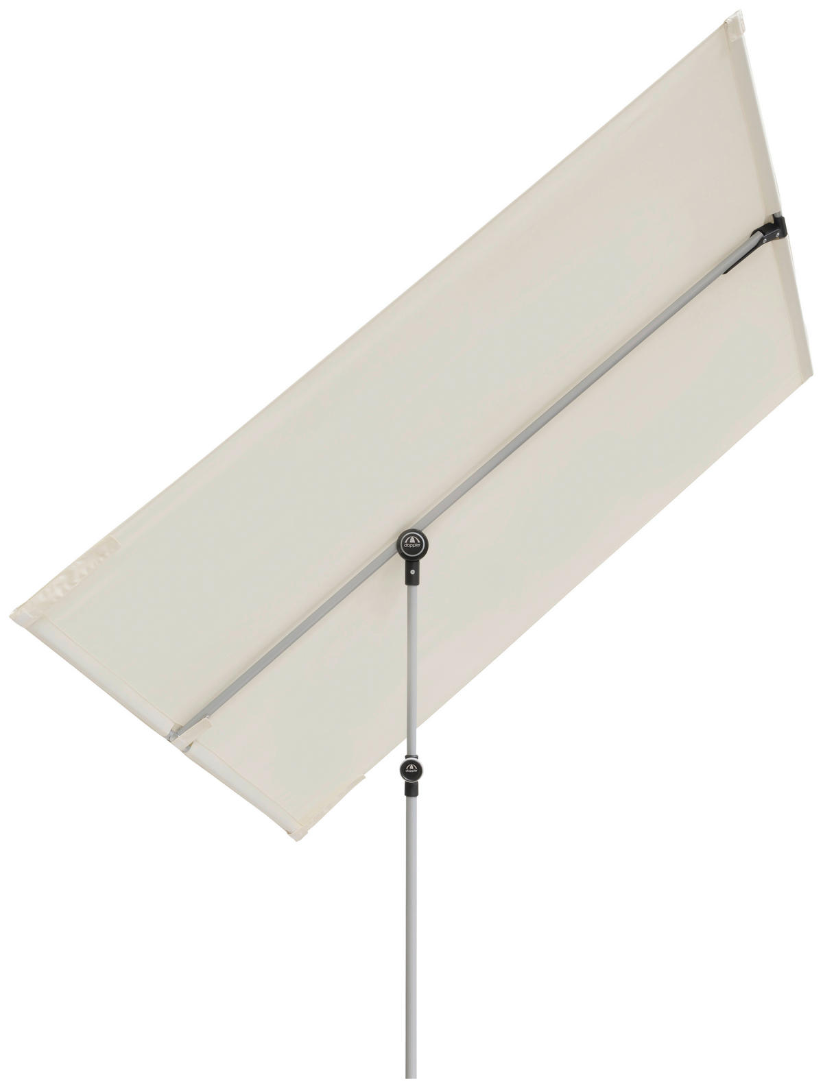 SENČNIK - barve aluminija/naravne barve, Design, kovina/tekstil (180/130cm) - Doppler