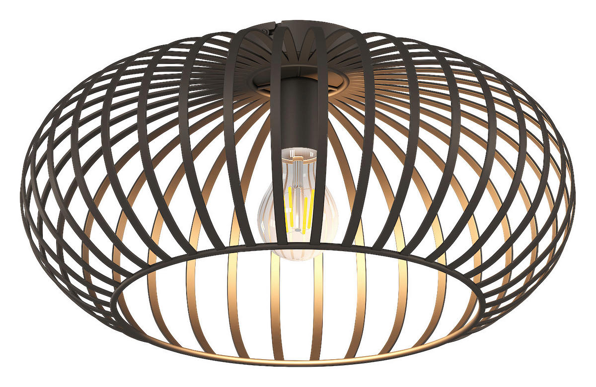 TAKLAMPA Max 40 cm  - rostfärgad, Klassisk, metall (40cm) - Globo