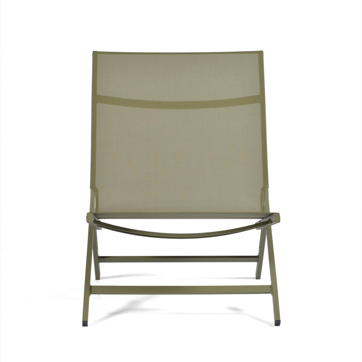 KLAPPSESSEL Netzbespannung Grün  - Grün, Design, Textil/Metall (80/70/88cm) - Ambia Garden