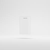 Mosogatógép előlap, integrált  - magasfényű fehér, Basics, fa - Carryhome