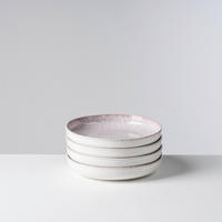 SUPPENTELLERSET Beere 4-teilig Steinzeug ALPENWIESE  - Beere, Basics, Keramik (22/4cm) - Gipfelstück