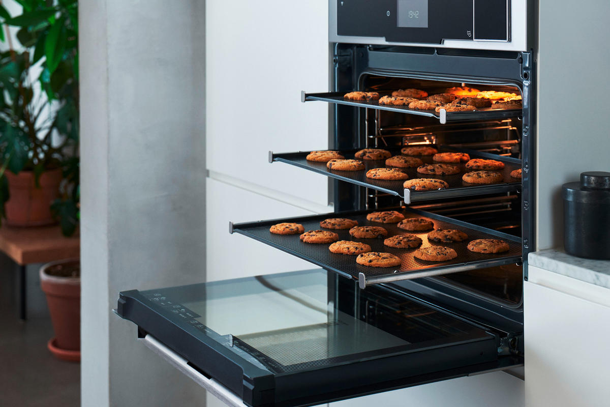 BACKOFEN-TELESKOPAUSZUG PNC 944 189 357  - Edelstahlfarben, Basics, Metall (38,3/32/14cm) - Electrolux