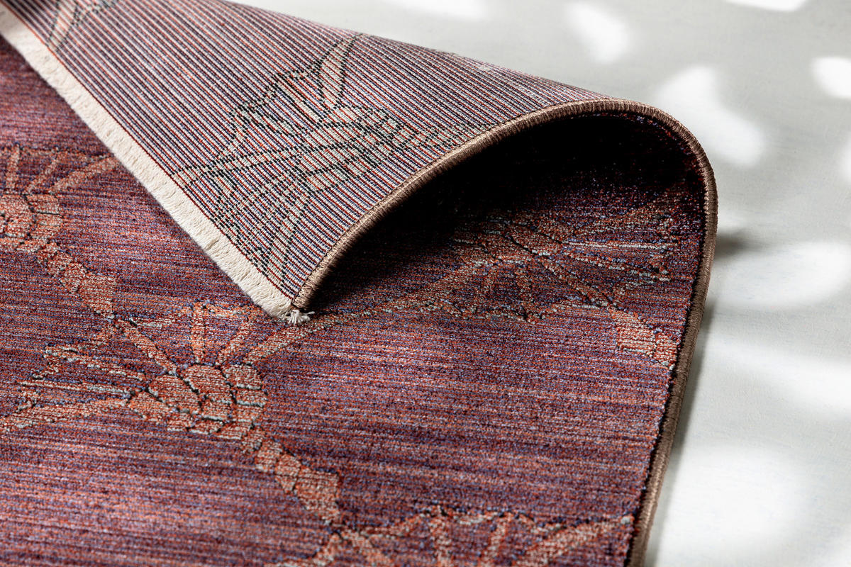 WEBTEPPICH 170/240 cm Cornflower Gleam  - Dunkelrot, Design, Kunststoff/Textil (170/240cm) - Joop!