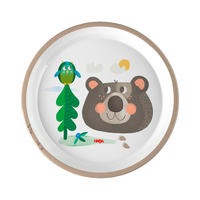 KINDERTELLER Geschirr Serie Wald  - Multicolor, Basics, Kunststoff (18cm) - Haba