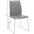 STUHL in Leder, Metall Edelstahlfarben, Schwarz - Edelstahlfarben/Schwarz, Design, Leder/Metall (46/93/57cm) - Dieter Knoll STUHL in Leder, Metall Edelstahlfarben, Schwarz - Edelstahlfarben/Schwarz, Design, Leder/Metall (46/93/57cm) - Dieter Knoll