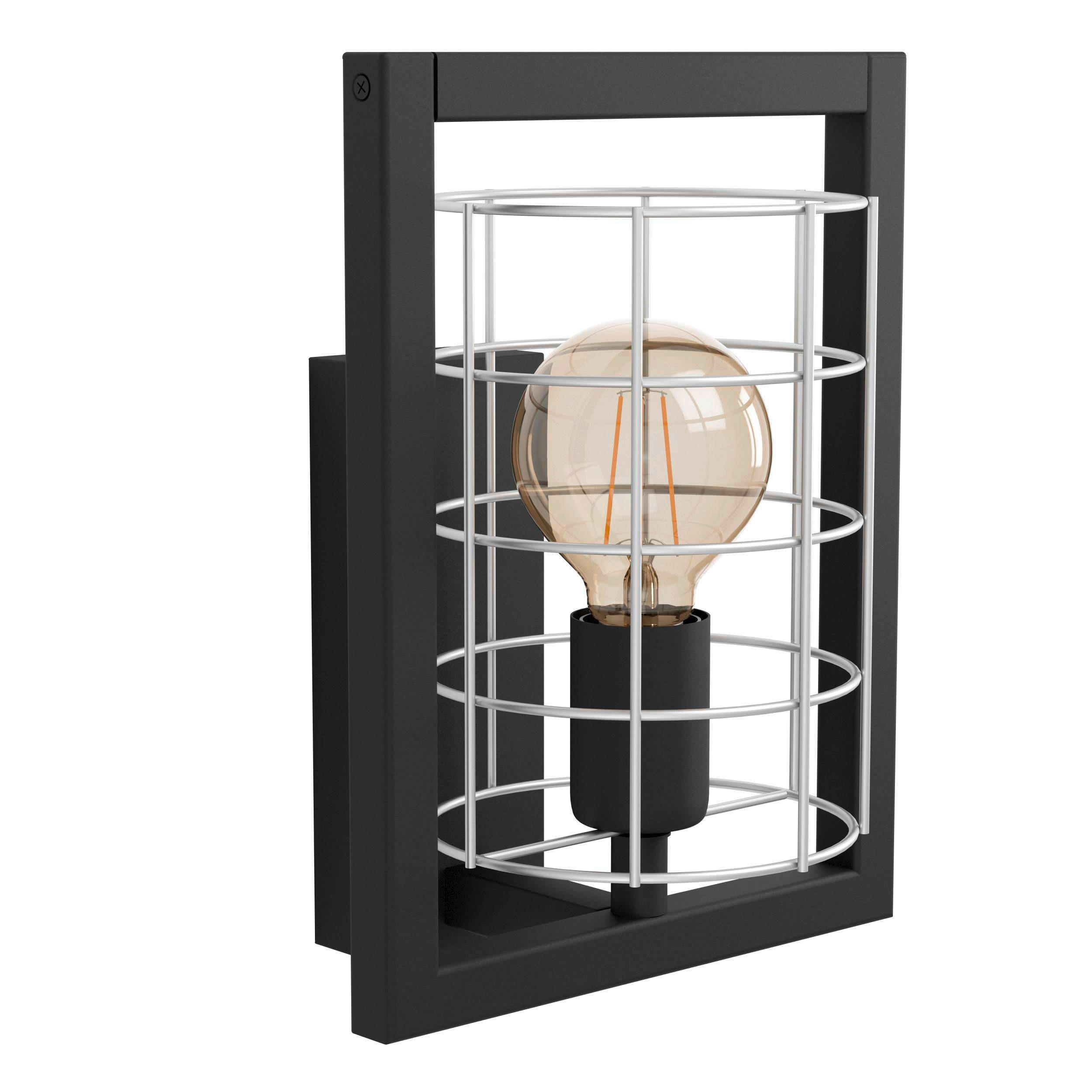 WANDLEUCHTE Jubily   - Schwarz, KONVENTIONELL, Metall (29/22/19,5cm) - Eglo