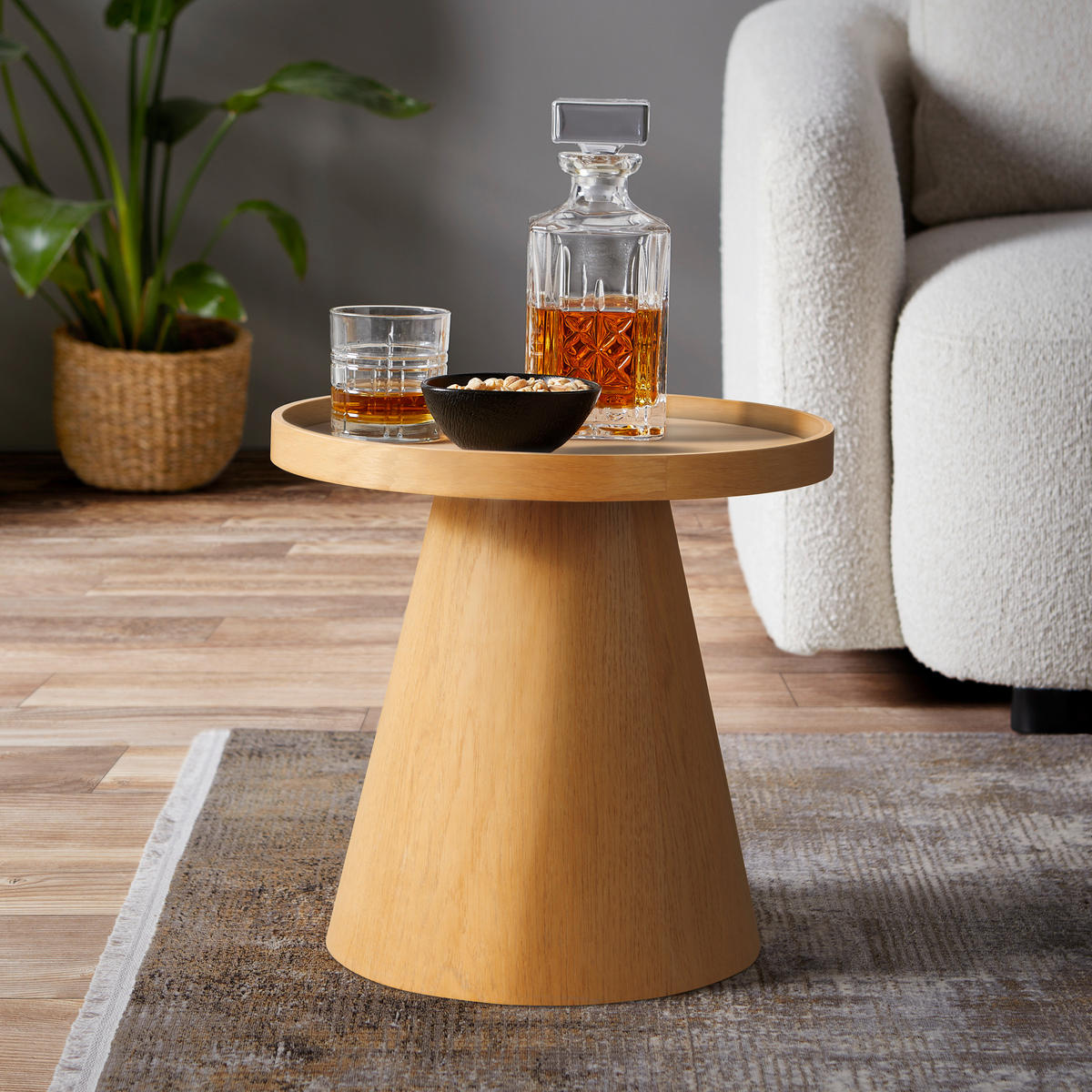 BEISTELLTISCH in Holz, Holzwerkstoff 40/40/46 cm  - Eichefarben, Basics, Holz/Holzwerkstoff (40/40/46cm) - Xora