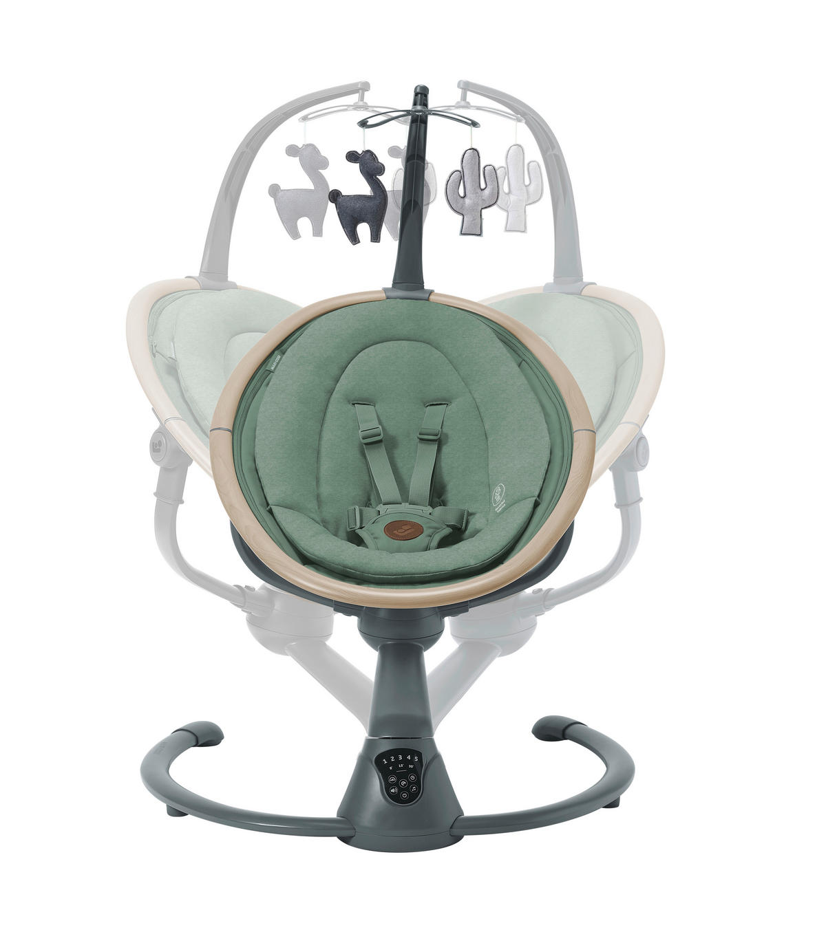 NJIHALICA  Cassia  - tamnozelena/crna, Osnovno, tekstil/metal (65/87,5/74cm) - Maxi-Cosi