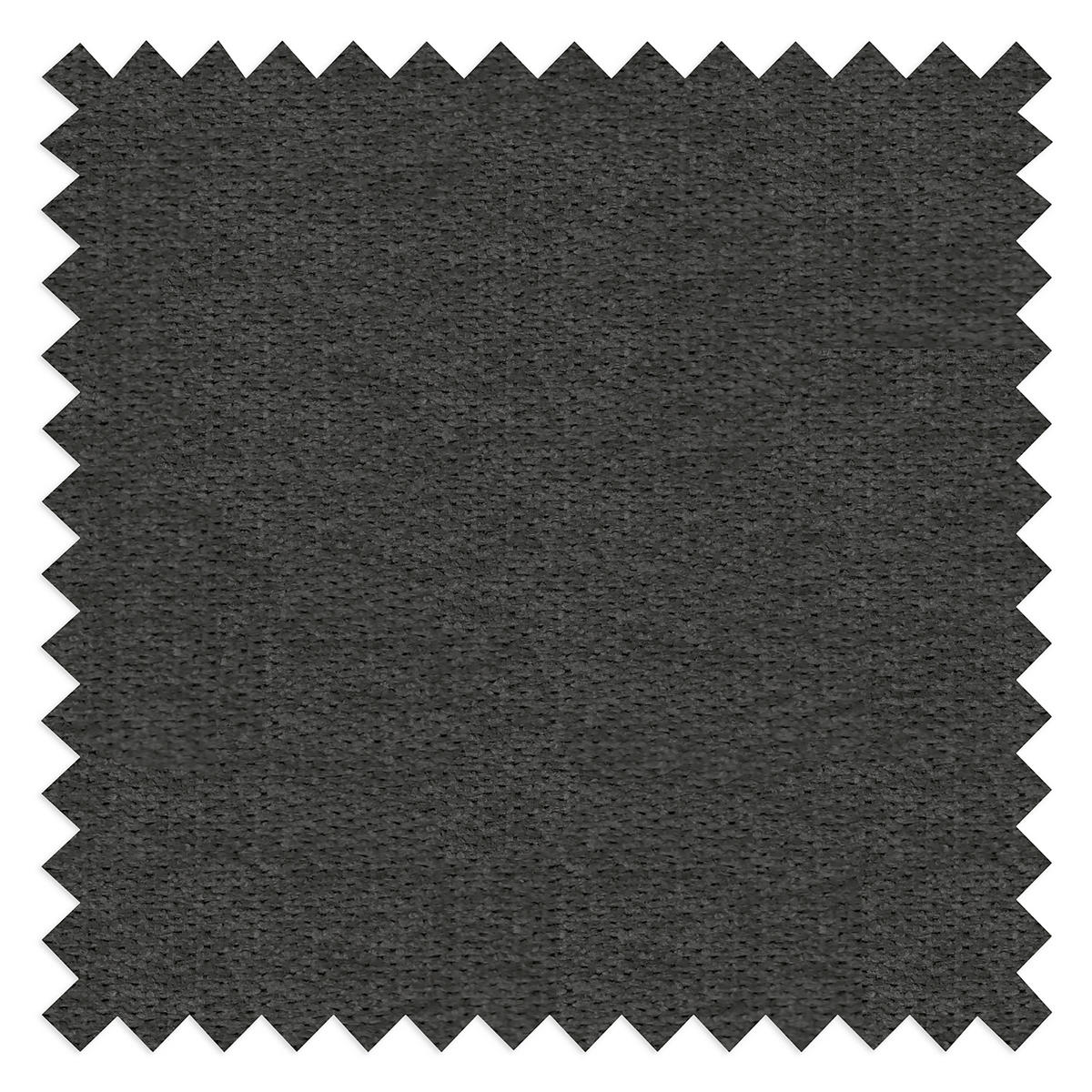 HOCKER in Textil Anthrazit  - Anthrazit/Schwarz, Design, Kunststoff/Textil (60/39/60cm) - P & B