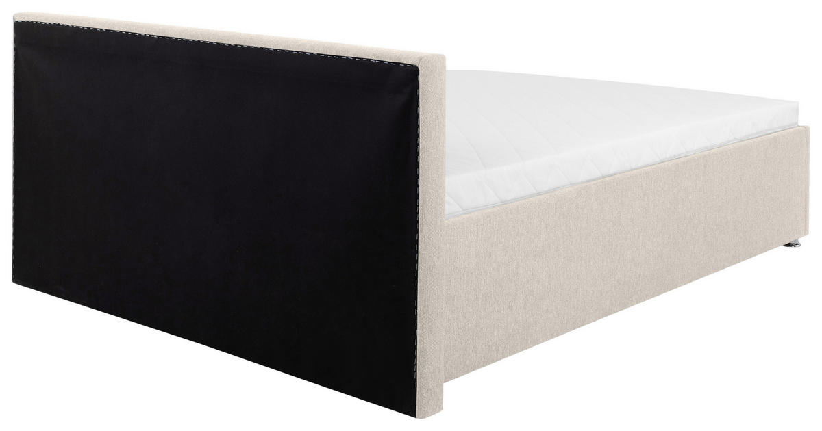 POLSTERBETT Bettkasten, Lattenrost Naturfarben 140/200 cm  - Naturfarben, MODERN, Holz/Kunststoff (140/200cm) - MID.YOU